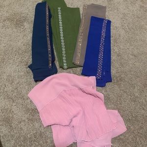 Its of 5 bundle women scarves shawl beaded hijab